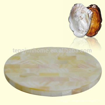 Chinese Freshwater shell tableware tea cup coaster
